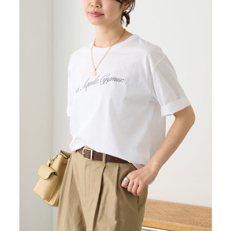 【RIVE DROITE】Italic Logo Tee | PAL GROUP OUTLET | 詳細画像15 