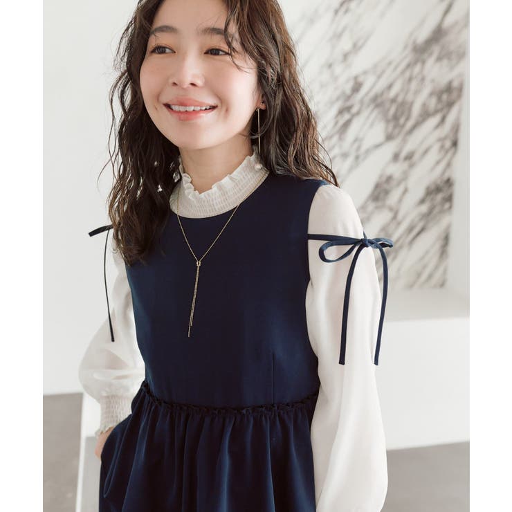 【La boutique BonBon】アシメペプラムBL | PAL GROUP OUTLET | 詳細画像2 