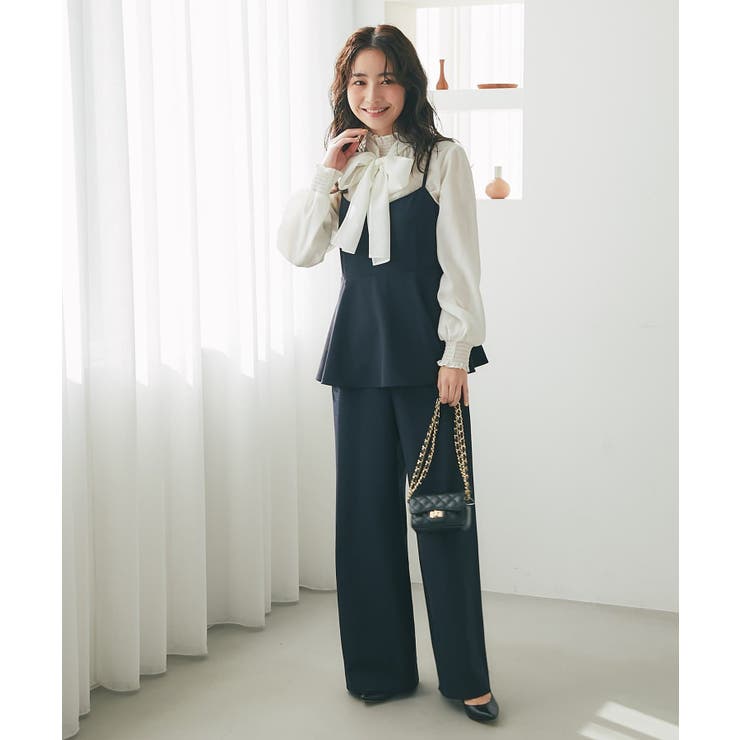 NVY | 【La boutique BonBon】ペプラムキャミオールインワン | PAL GROUP OUTLET