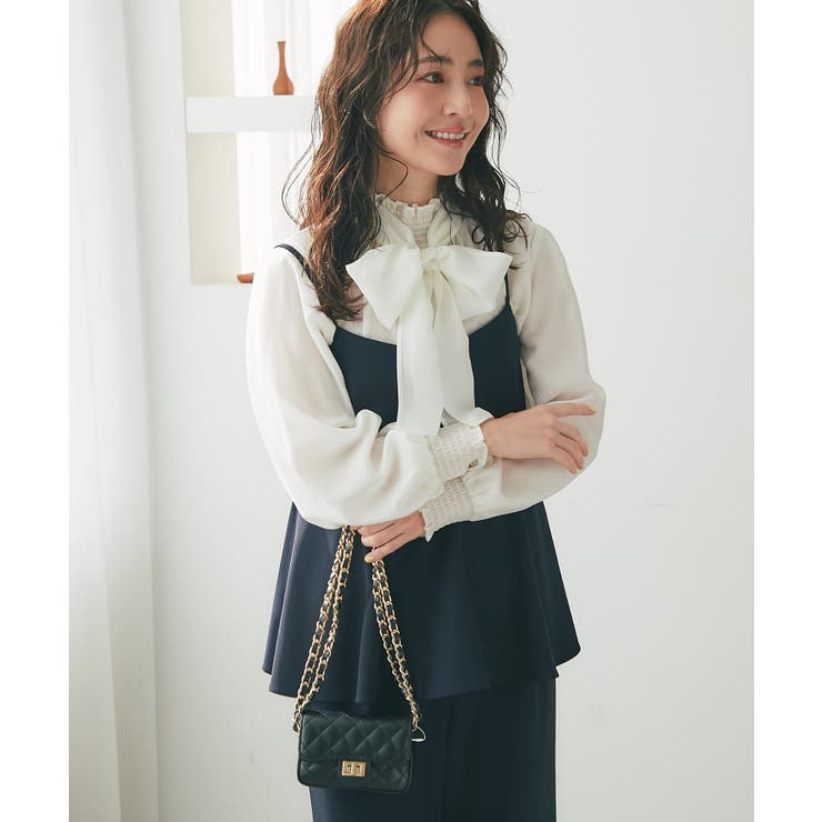 【La boutique BonBon】ペプラムキャミオールインワン | PAL GROUP OUTLET | 詳細画像31 