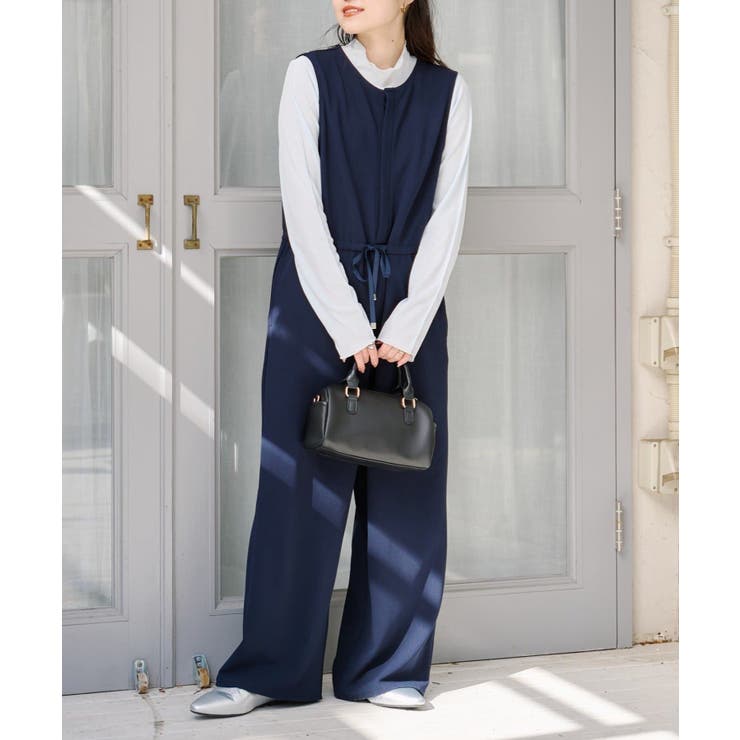 NAVY | 【CIAOPANIC TYPY】【オケージョン】シアーリブTEE付きオールイ… | PAL GROUP OUTLET