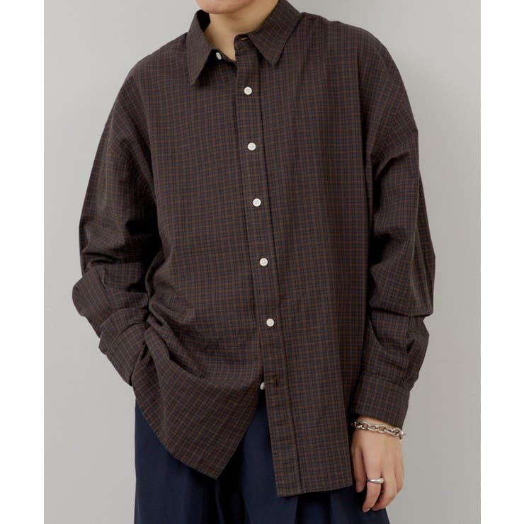 BRN | 【Kastane】MICRO CHECK SHIRT | PAL GROUP OUTLET