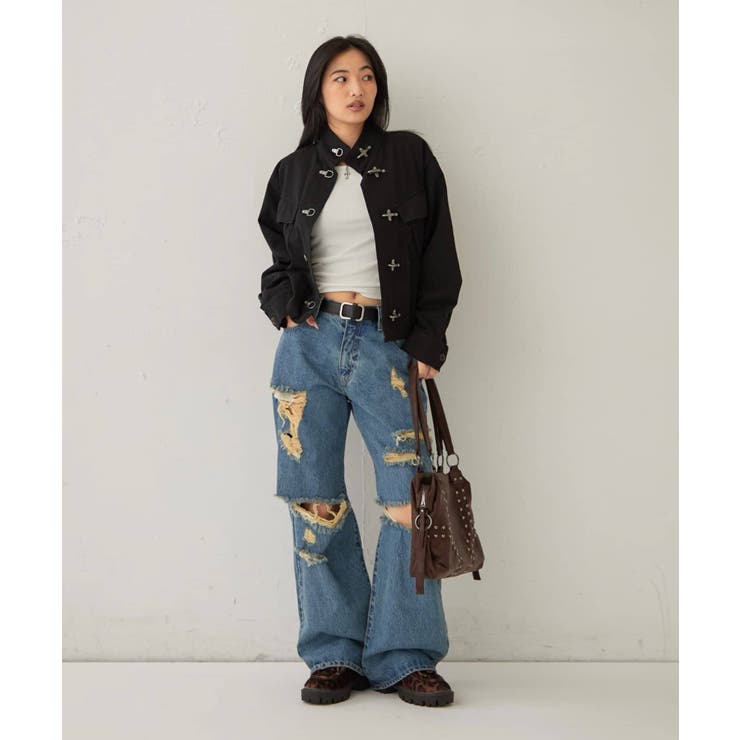 【WHO'S WHO gallery】ボールドダメージデニム | PAL GROUP OUTLET | 詳細画像15 