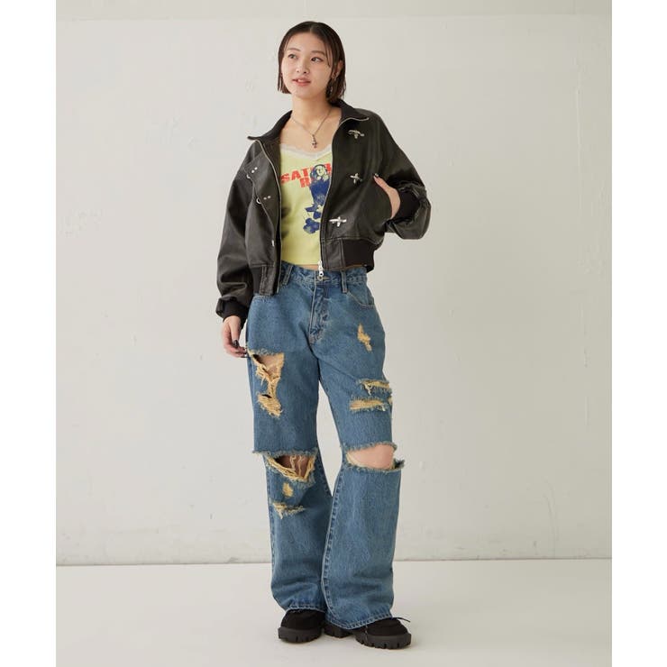 【WHO'S WHO gallery】ボールドダメージデニム | PAL GROUP OUTLET | 詳細画像16 