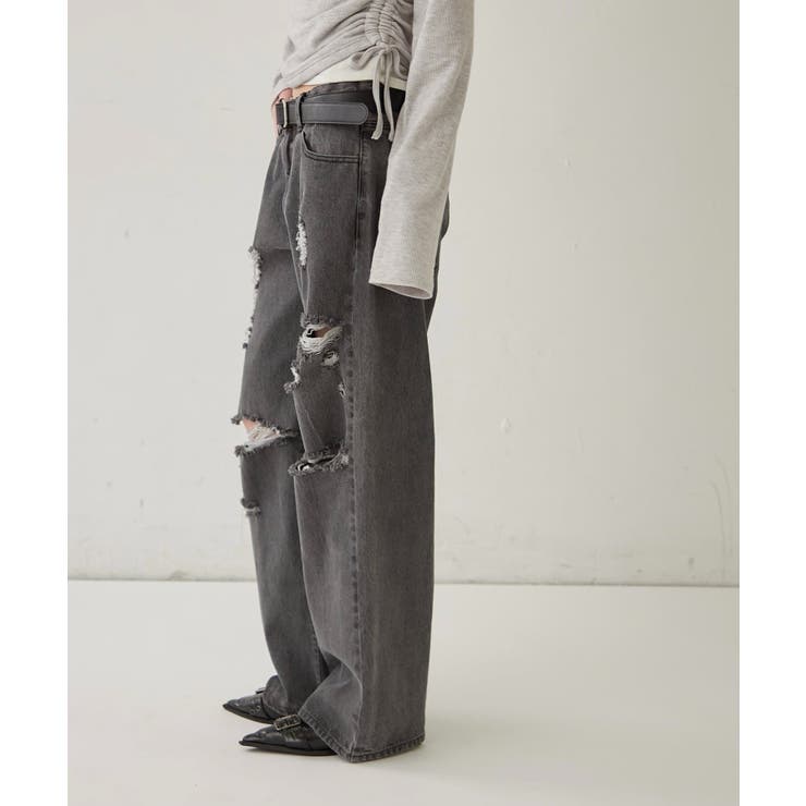 【WHO'S WHO gallery】ボールドダメージデニム | PAL GROUP OUTLET | 詳細画像3 