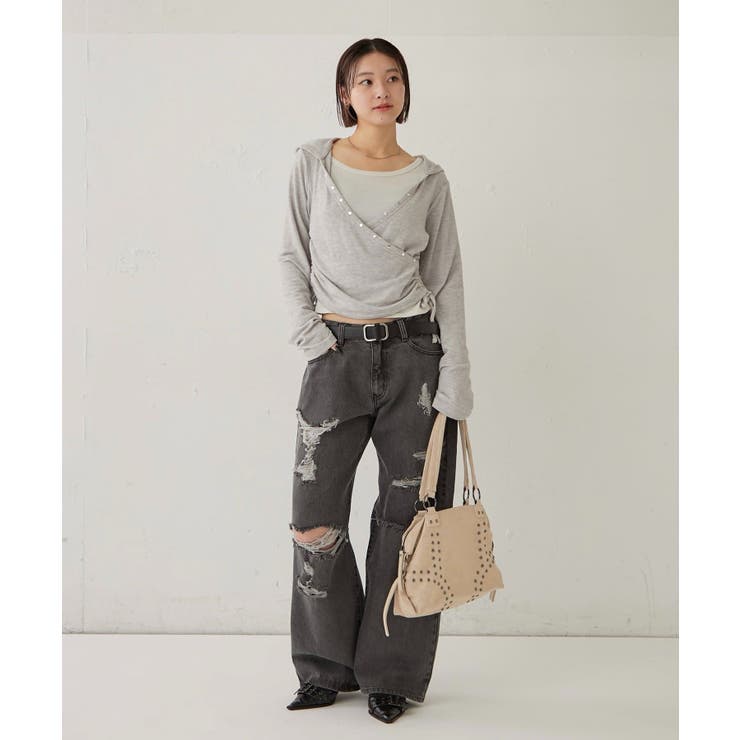 【WHO'S WHO gallery】ボールドダメージデニム | PAL GROUP OUTLET | 詳細画像4 