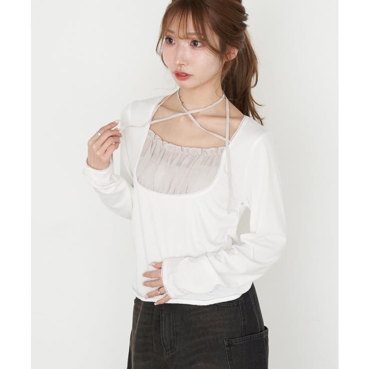 【RAY CASSIN】シフォンドッキングロンT | PAL GROUP OUTLET | 詳細画像10 