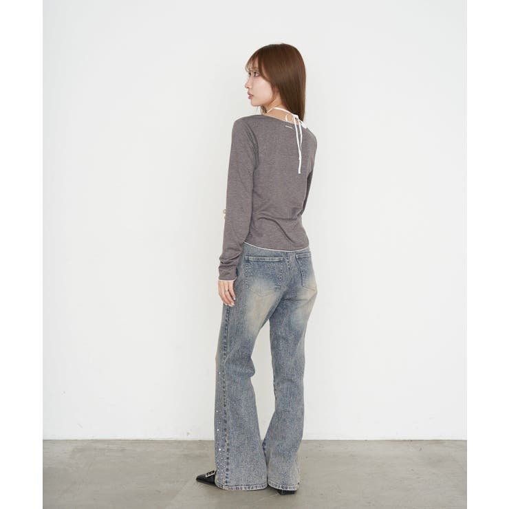 【RAY CASSIN】シフォンドッキングロンT | PAL GROUP OUTLET | 詳細画像21 