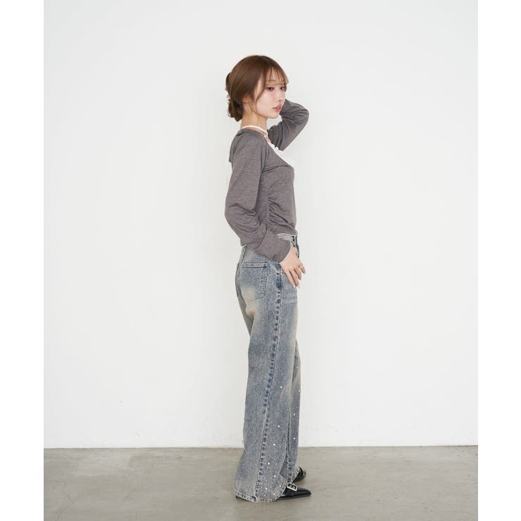 【RAY CASSIN】シフォンドッキングロンT | PAL GROUP OUTLET | 詳細画像22 