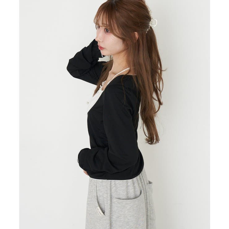 【RAY CASSIN】シフォンドッキングロンT | PAL GROUP OUTLET | 詳細画像25 