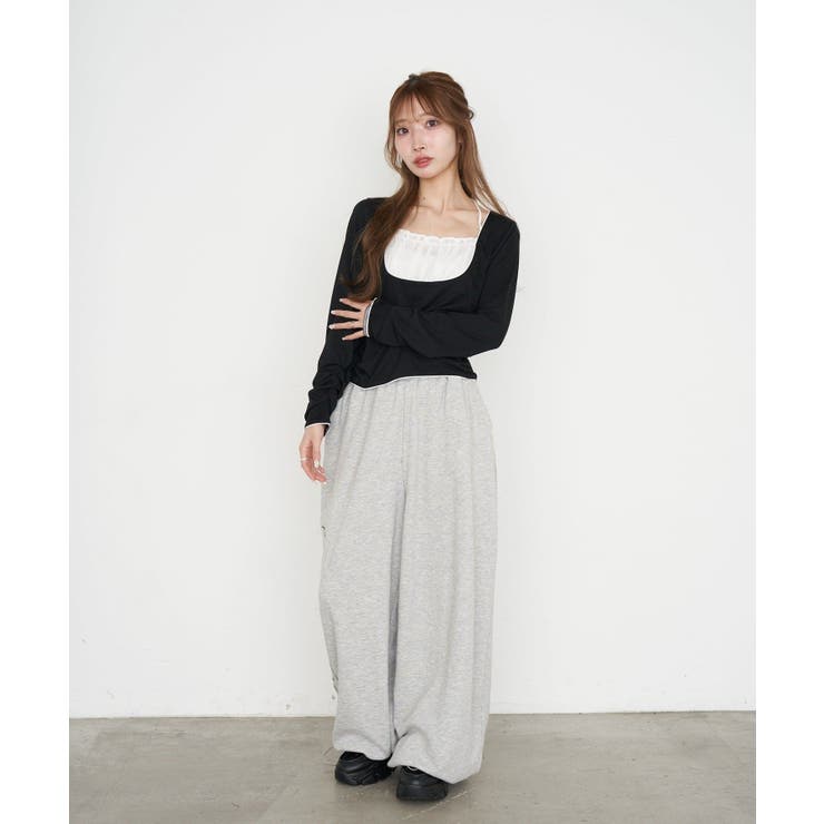 【RAY CASSIN】シフォンドッキングロンT | PAL GROUP OUTLET | 詳細画像26 
