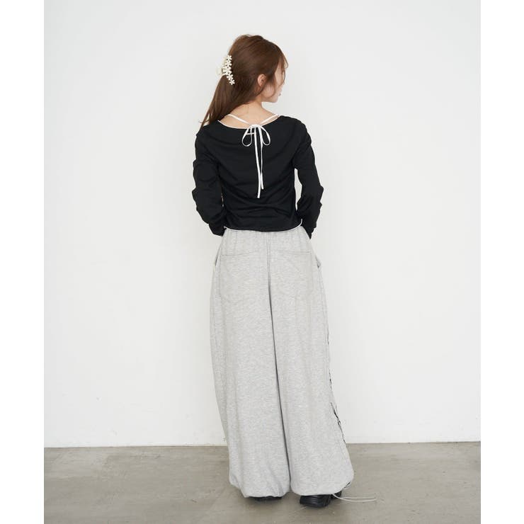 【RAY CASSIN】シフォンドッキングロンT | PAL GROUP OUTLET | 詳細画像28 