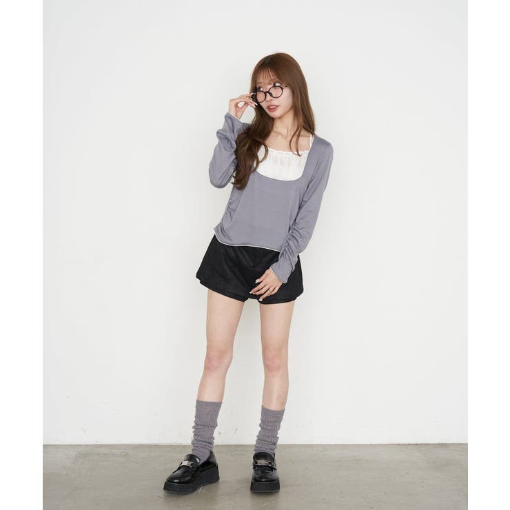 【RAY CASSIN】シフォンドッキングロンT | PAL GROUP OUTLET | 詳細画像33 