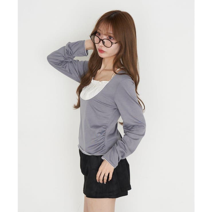 【RAY CASSIN】シフォンドッキングロンT | PAL GROUP OUTLET | 詳細画像36 
