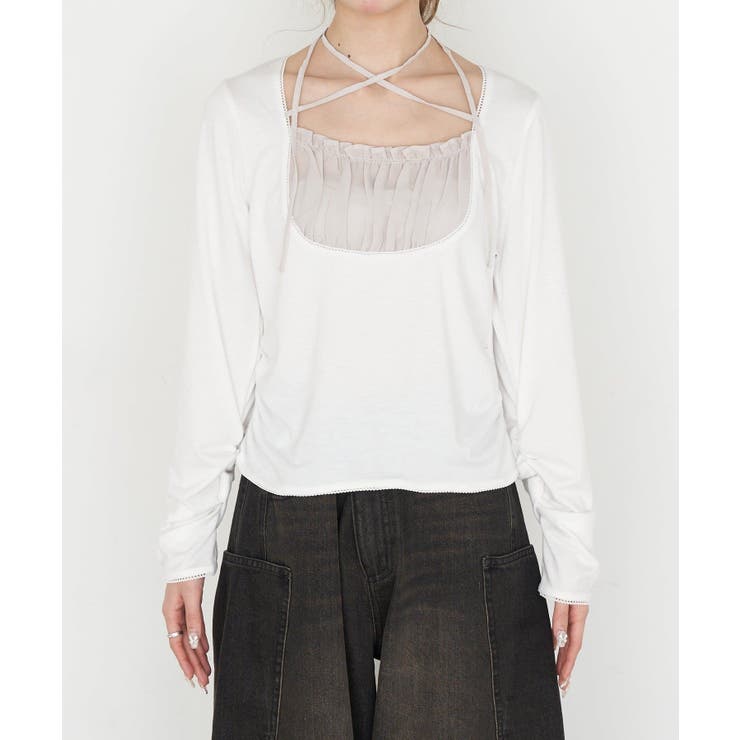【RAY CASSIN】シフォンドッキングロンT | PAL GROUP OUTLET | 詳細画像37 