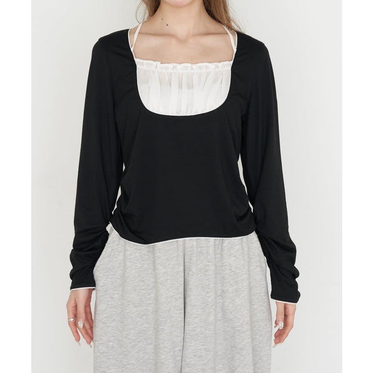 【RAY CASSIN】シフォンドッキングロンT | PAL GROUP OUTLET | 詳細画像39 