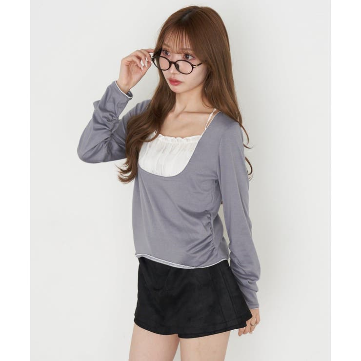 BGRY | 【RAY CASSIN】シフォンドッキングロンT | PAL GROUP OUTLET