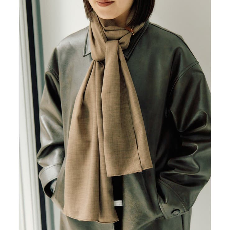 【ear PAPILLONNER】リング付き無地ロングストール | PAL GROUP OUTLET | 詳細画像7 