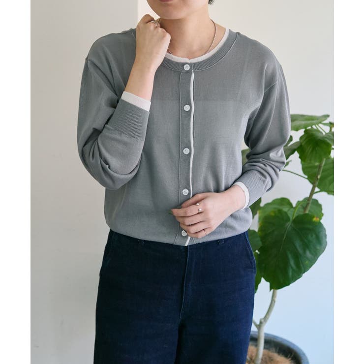 IGY | 【ear PAPILLONNER】ラメラインカーディガン【SUM1 STYLE】 | PAL GROUP OUTLET