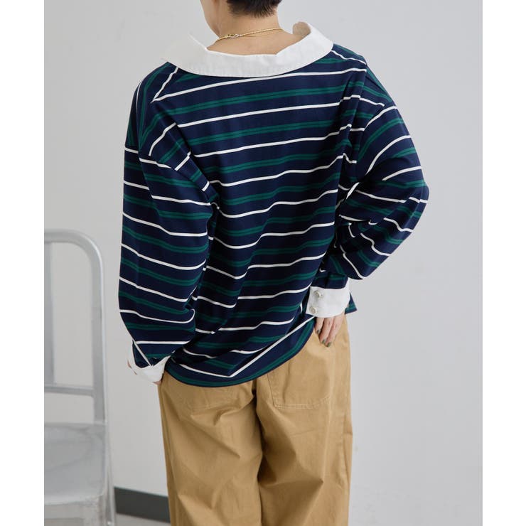 【ear PAPILLONNER】ボーダーポロシャツ【SUM1 STYLE】 | PAL GROUP OUTLET | 詳細画像14 