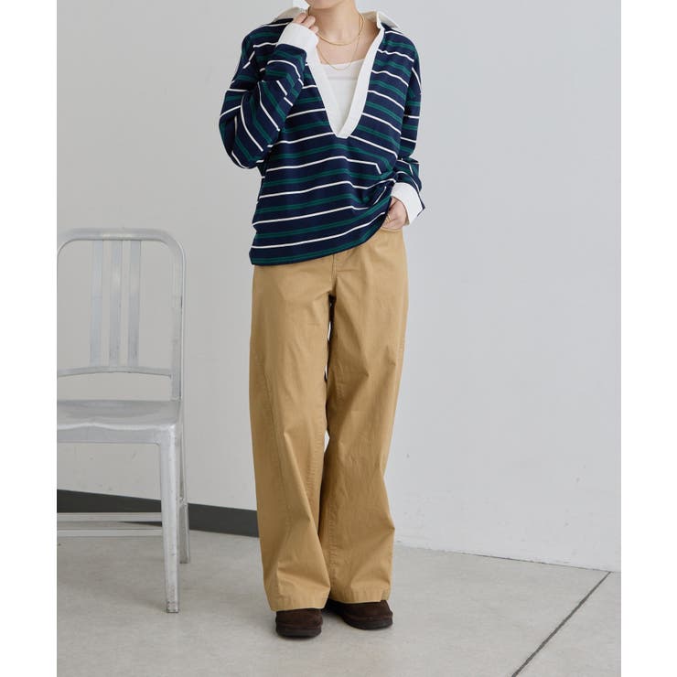 【ear PAPILLONNER】ボーダーポロシャツ【SUM1 STYLE】 | PAL GROUP OUTLET | 詳細画像15 