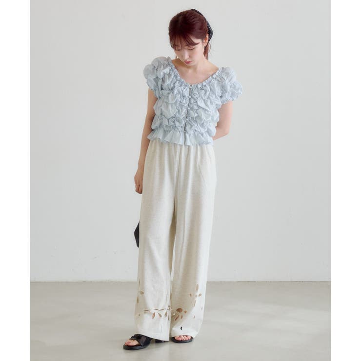 【Kastane】カットアウトスウェットパンツ | PAL GROUP OUTLET | 詳細画像5 
