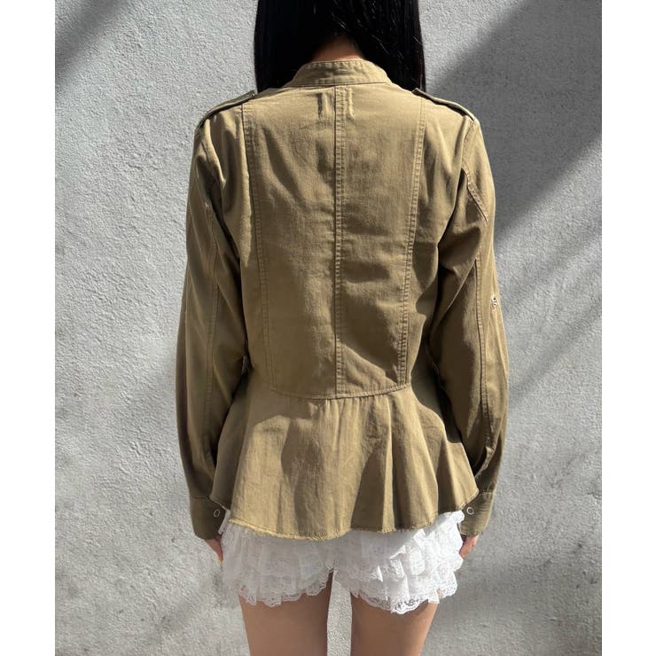 【WHO'S WHO gallery】ミリタリーペプラムブラウス | PAL GROUP OUTLET | 詳細画像21 