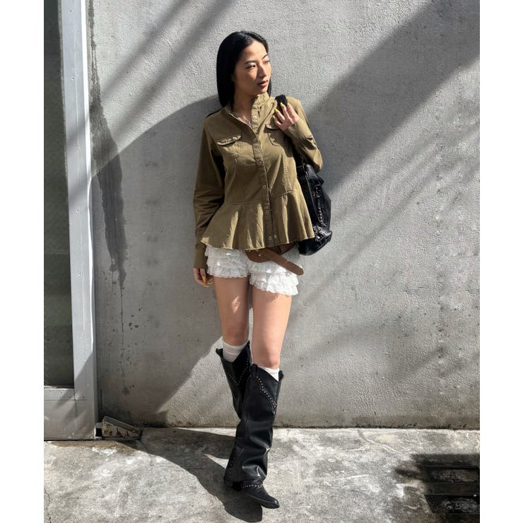 【WHO'S WHO gallery】ミリタリーペプラムブラウス | PAL GROUP OUTLET | 詳細画像23 