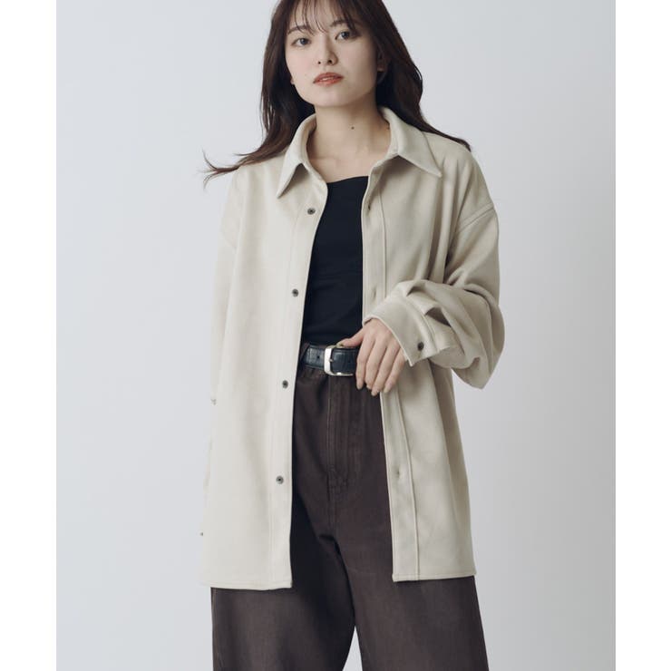 OFF | 【Lui's】ウォッシャブルスエードシャツ | PAL GROUP OUTLET