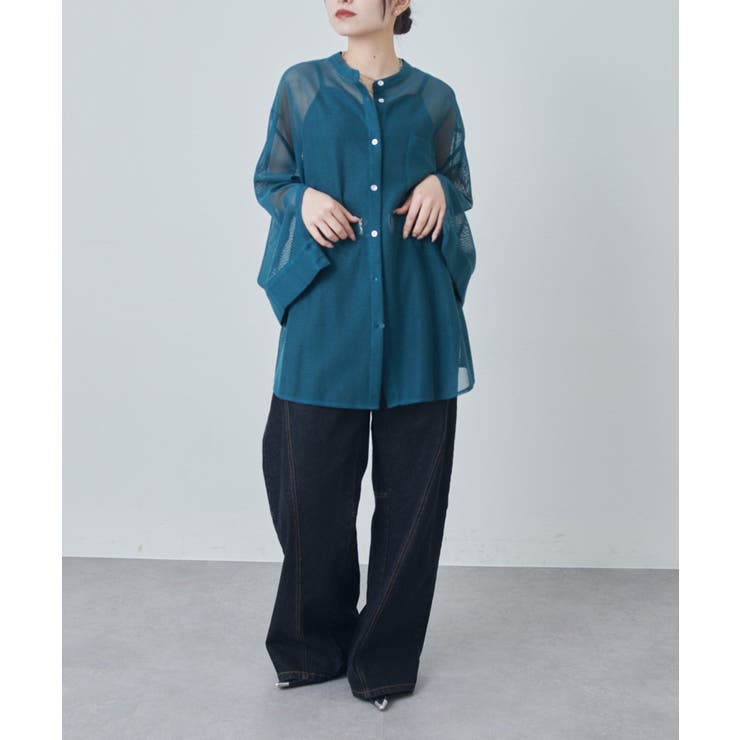 【Lui's】メッシュシアーシャツ | PAL GROUP OUTLET | 詳細画像23 