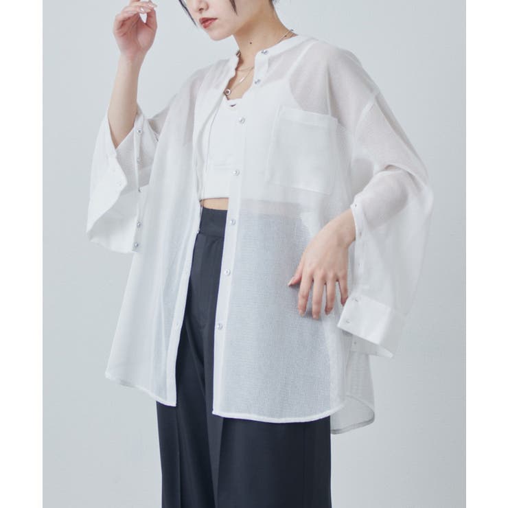 【Lui's】メッシュシアーシャツ | PAL GROUP OUTLET | 詳細画像40 