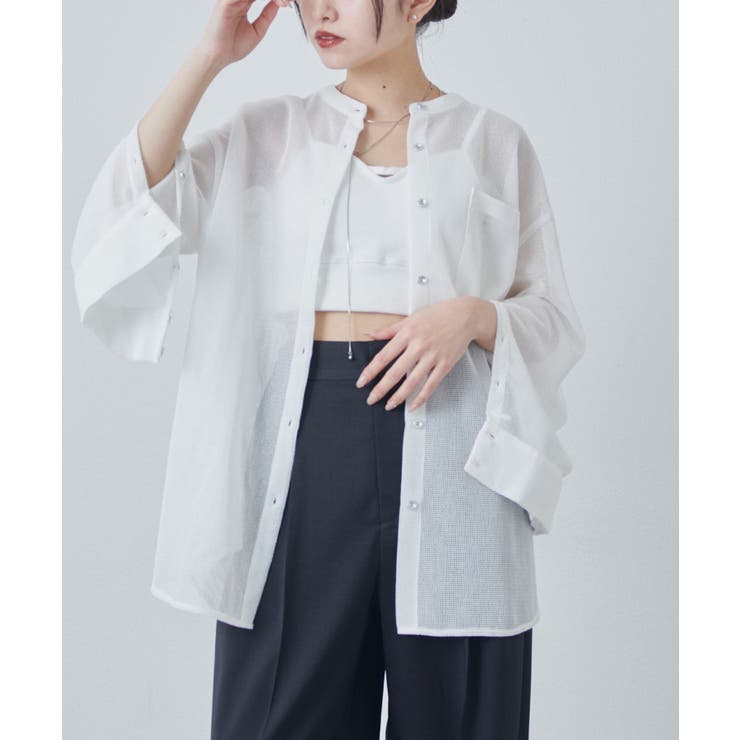 【Lui's】メッシュシアーシャツ | PAL GROUP OUTLET | 詳細画像41 
