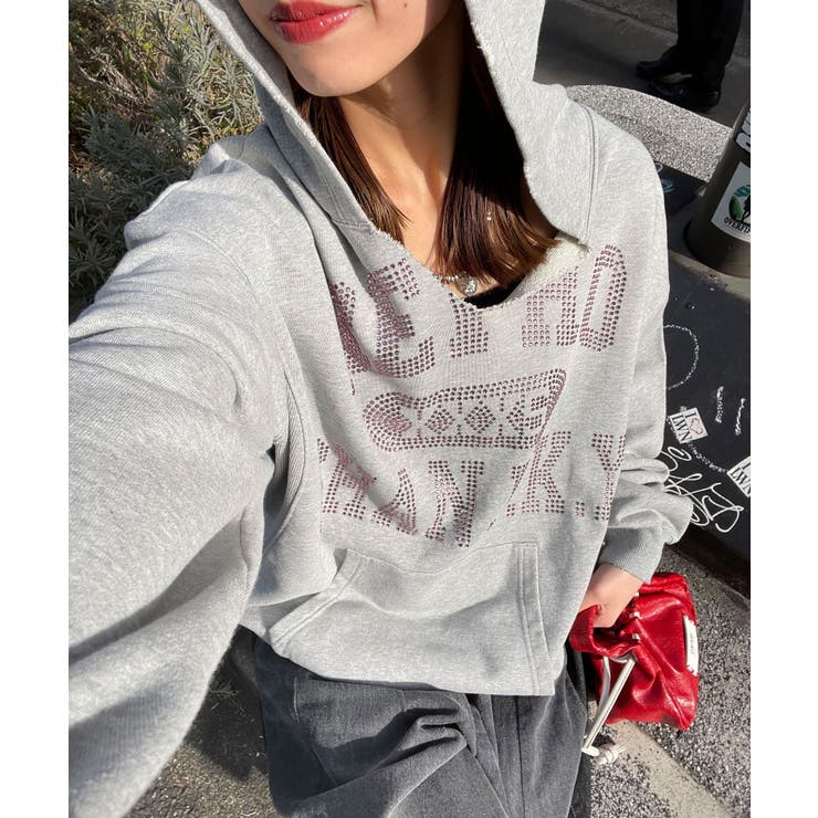 GRY | 【Ciaopanic】【RePRO】スキッパーフーディースウェット | PAL GROUP OUTLET
