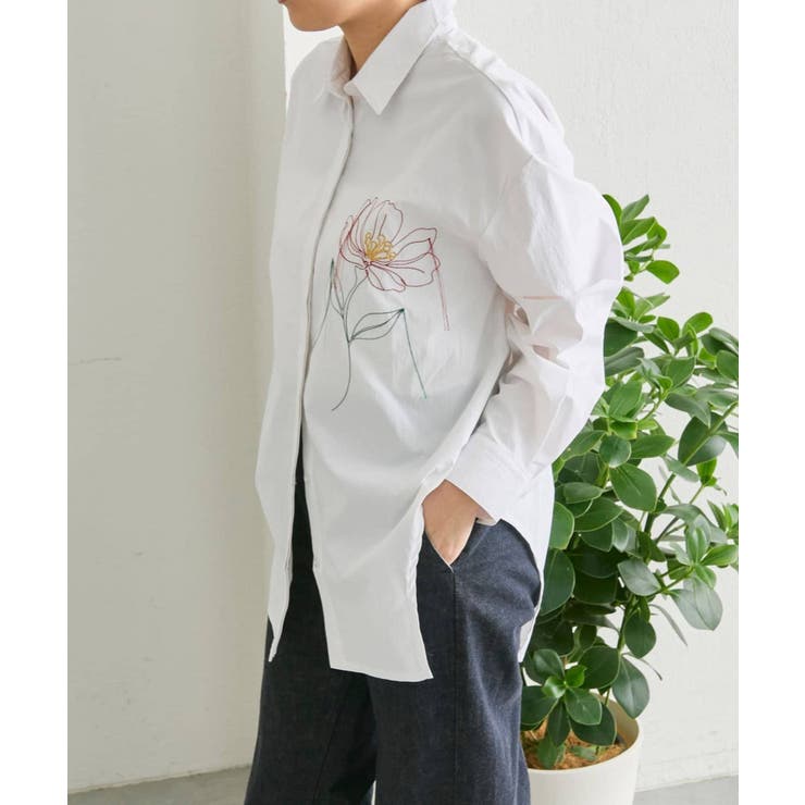 【ear PAPILLONNER】ハイカット刺繍シャツ【SUM1 STYLE】 | PAL GROUP OUTLET | 詳細画像16 