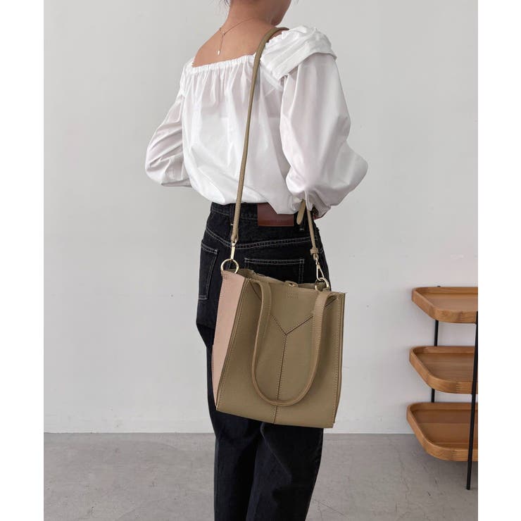 【CAPRICIEUX LE'MAGE】ブロッキングBAG L | PAL GROUP OUTLET | 詳細画像3 