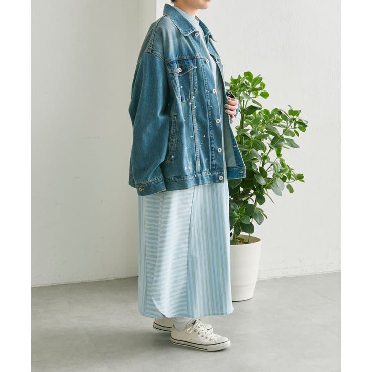 【ear PAPILLONNER】ストライプシャツワンピース【SUM1 STYL… | PAL GROUP OUTLET | 詳細画像2 