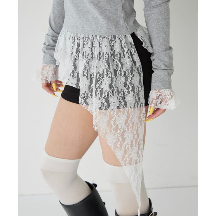 【WHO'S WHO gallery】レースリメイクメッセージトップス | PAL GROUP OUTLET | 詳細画像12 
