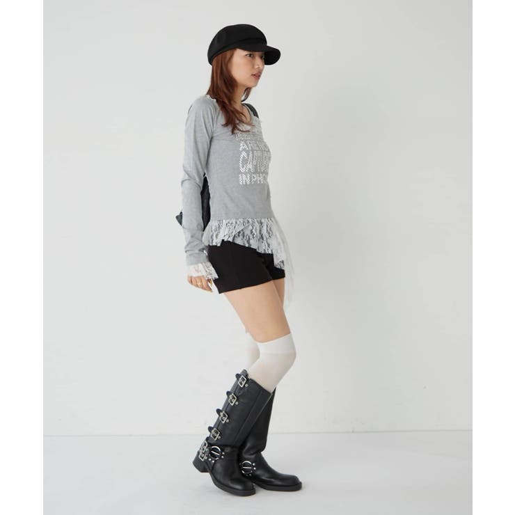 【WHO'S WHO gallery】レースリメイクメッセージトップス | PAL GROUP OUTLET | 詳細画像14 