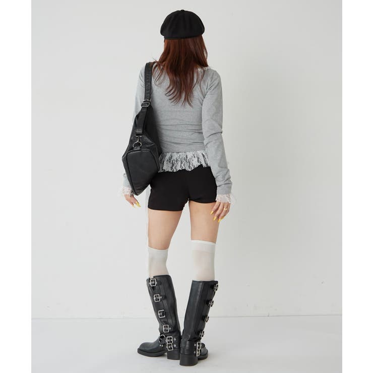 【WHO'S WHO gallery】レースリメイクメッセージトップス | PAL GROUP OUTLET | 詳細画像15 