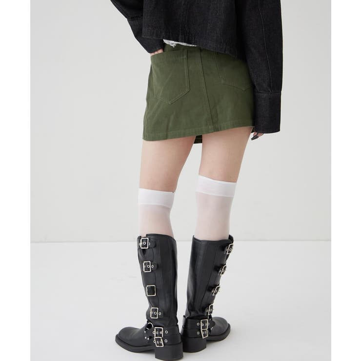 【WHO'S WHO gallery】ファイヤーマンミリタリーラップスカート | PAL GROUP OUTLET | 詳細画像12 