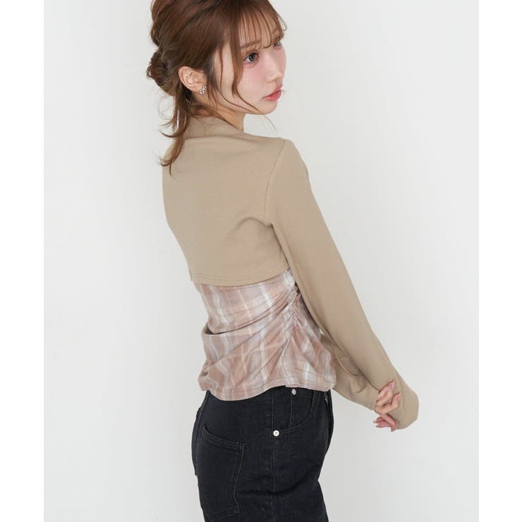 【RAY CASSIN】レイヤードボレロT | PAL GROUP OUTLET | 詳細画像42 