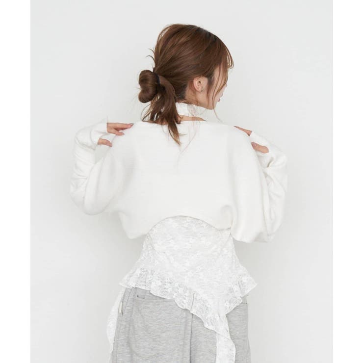 WHT | 【RAY CASSIN】ニットショートボレロ | PAL GROUP OUTLET