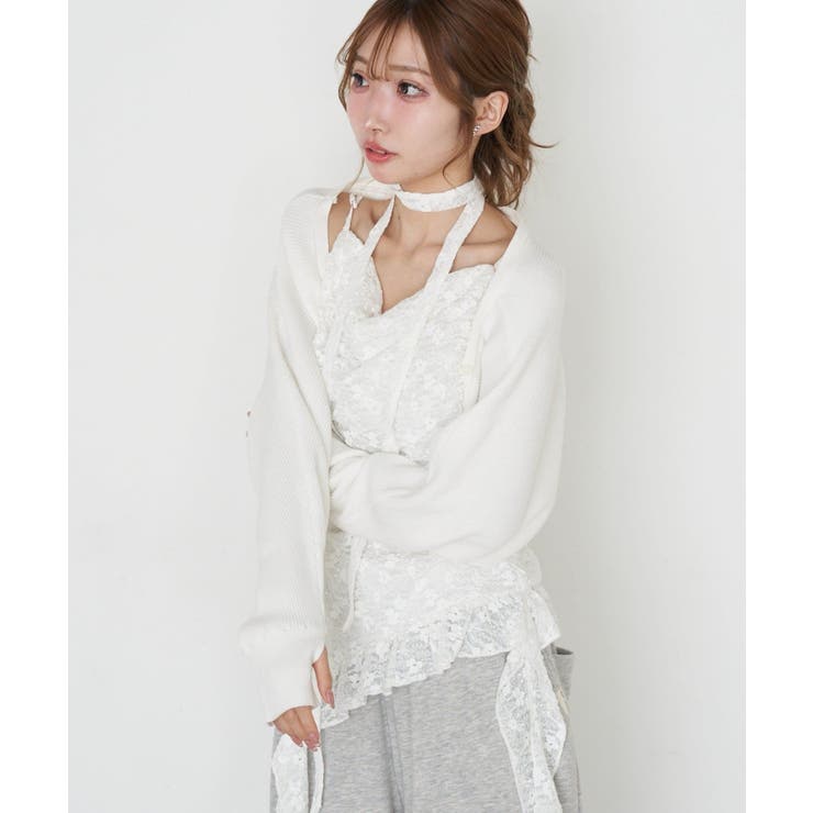 【RAY CASSIN】ニットショートボレロ | PAL GROUP OUTLET | 詳細画像40 