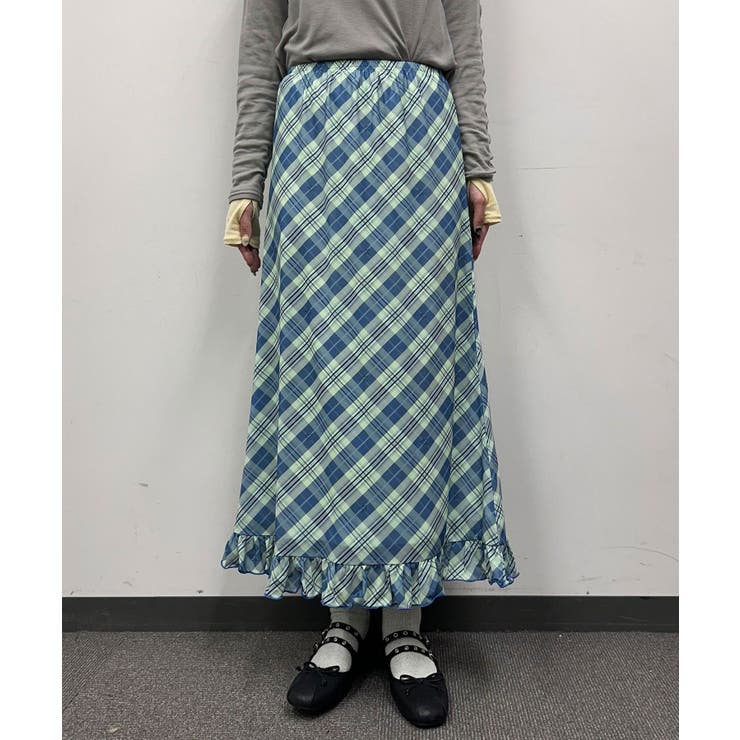【Ciaopanic】バイヤスチェックシアーIラインスカート | PAL GROUP OUTLET | 詳細画像8 