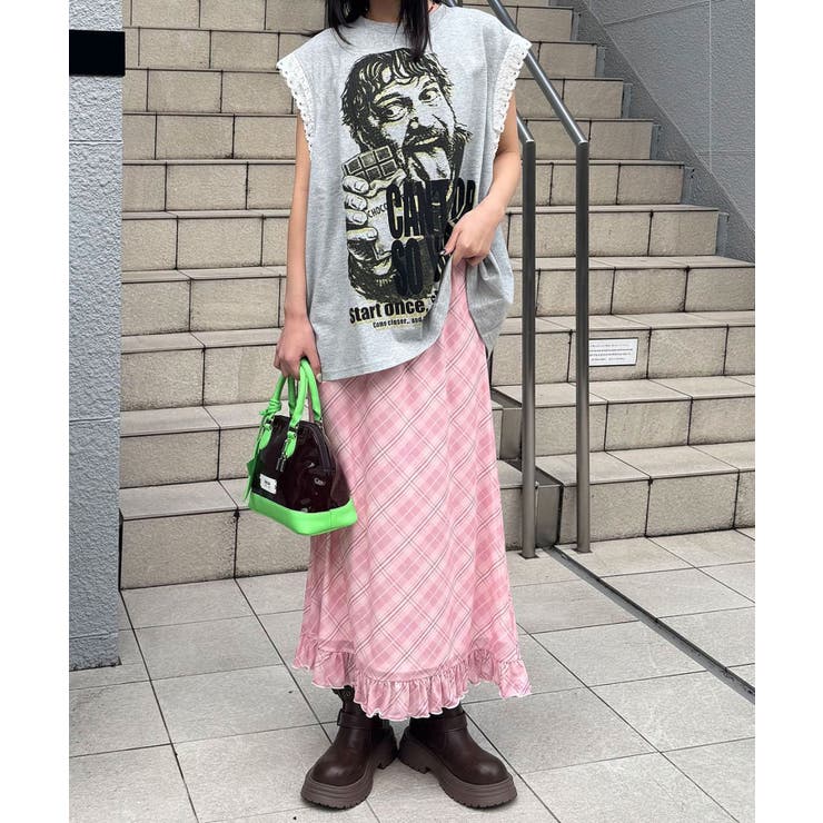 【Ciaopanic】バイヤスチェックシアーIラインスカート | PAL GROUP OUTLET | 詳細画像17 