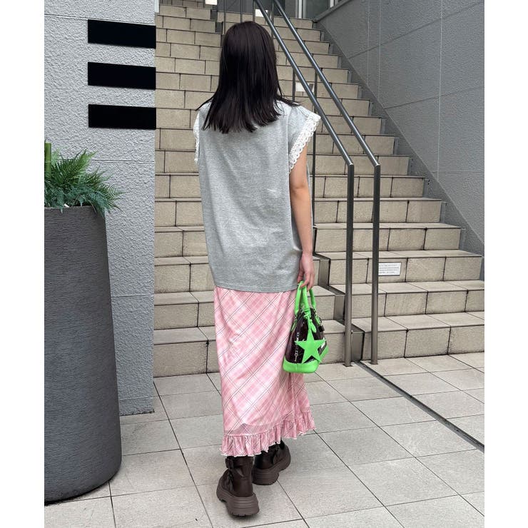 【Ciaopanic】バイヤスチェックシアーIラインスカート | PAL GROUP OUTLET | 詳細画像19 