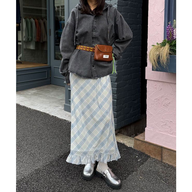 【Ciaopanic】バイヤスチェックシアーIラインスカート | PAL GROUP OUTLET | 詳細画像22 