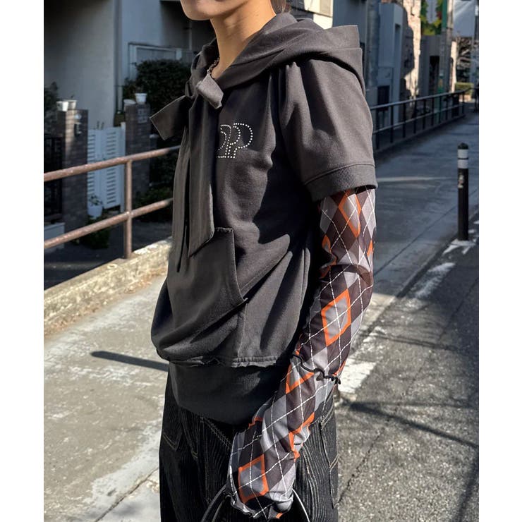 【Ciaopanic】リボンパフスリーブ半袖スウェットパーカー | PAL GROUP OUTLET | 詳細画像10 