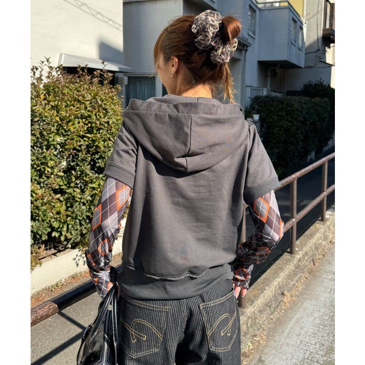 【Ciaopanic】リボンパフスリーブ半袖スウェットパーカー | PAL GROUP OUTLET | 詳細画像11 