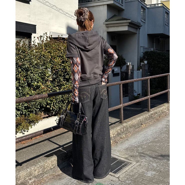 【Ciaopanic】リボンパフスリーブ半袖スウェットパーカー | PAL GROUP OUTLET | 詳細画像14 